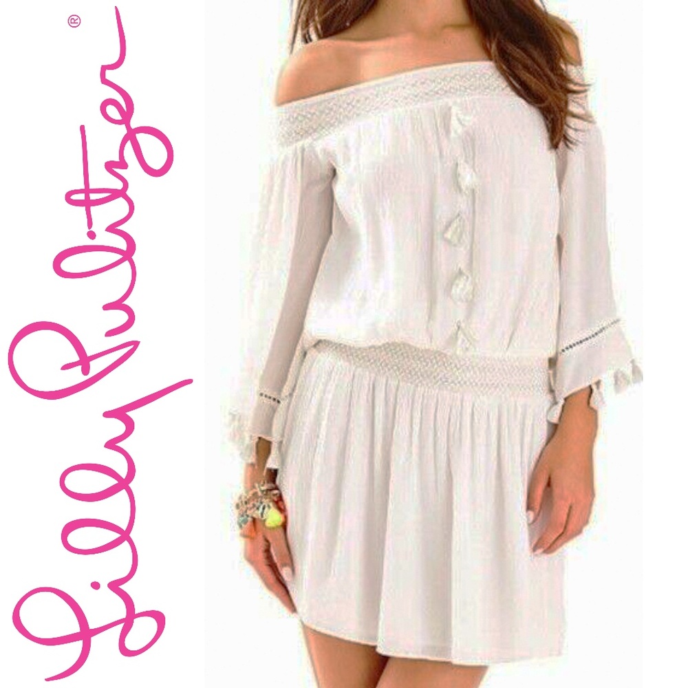 NWT - Lilly Pulitzer Joelle Off-the-Shoulder Dress